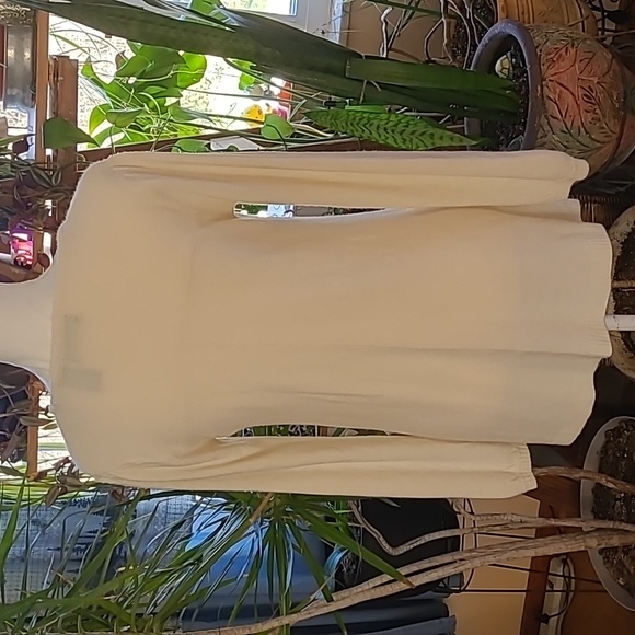 Stephanie Rogers Cream Sweater Adult M - Picture 2 of 7